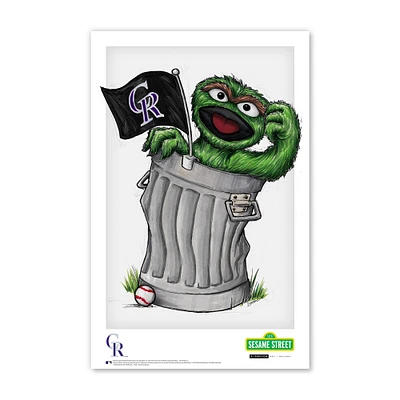 Colorado Rockies 11" x 17" Sesame Street Print