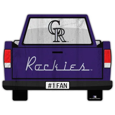 Colorado Rockies 12'' x 12'' Truck Back Décor