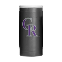 Colorado Rockies 12oz. Flipside Powdercoat Slim Can Cooler