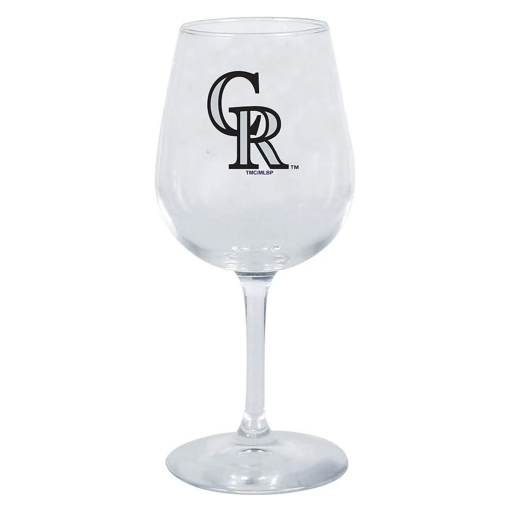 Colorado Rockies 12oz. Stemmed Wine Glass