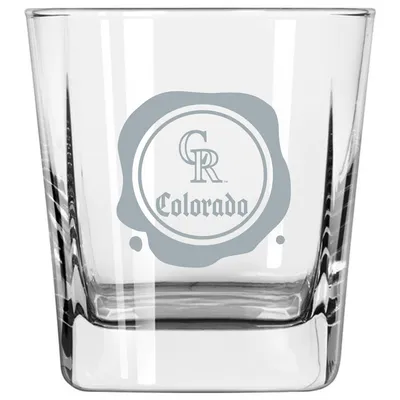 Colorado Rockies 14oz. Frost Stamp Old Fashioned Glass