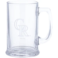 Colorado Rockies 15oz. Stein Glass