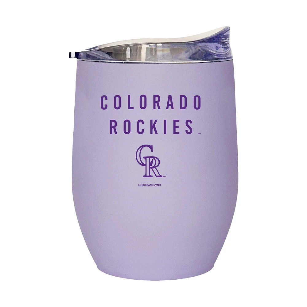 Rocheuses du Colorado 16oz. Gobelet incurvé doux au toucher lavande