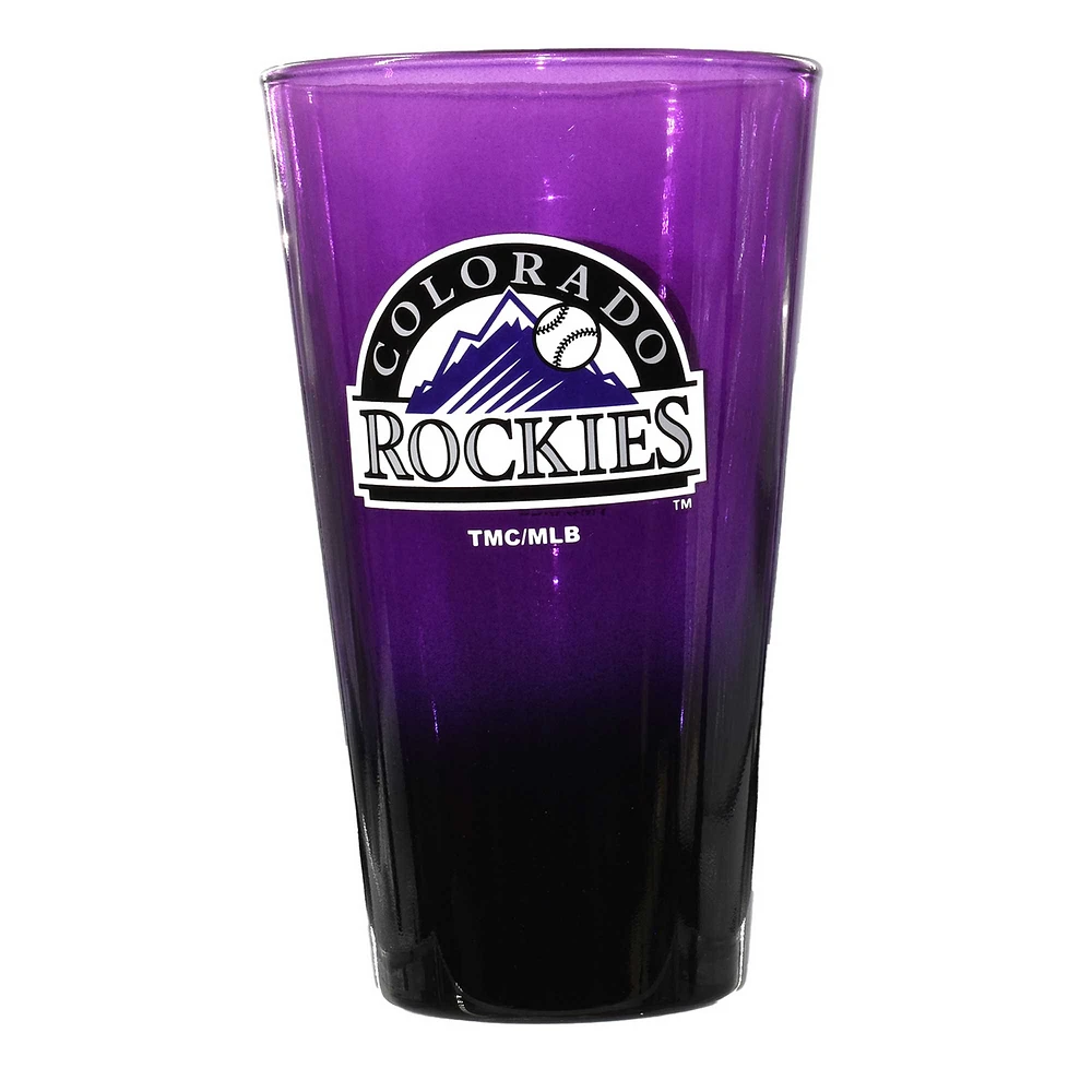 Rocheuses du Colorado 16oz. Verre à pinte ombré