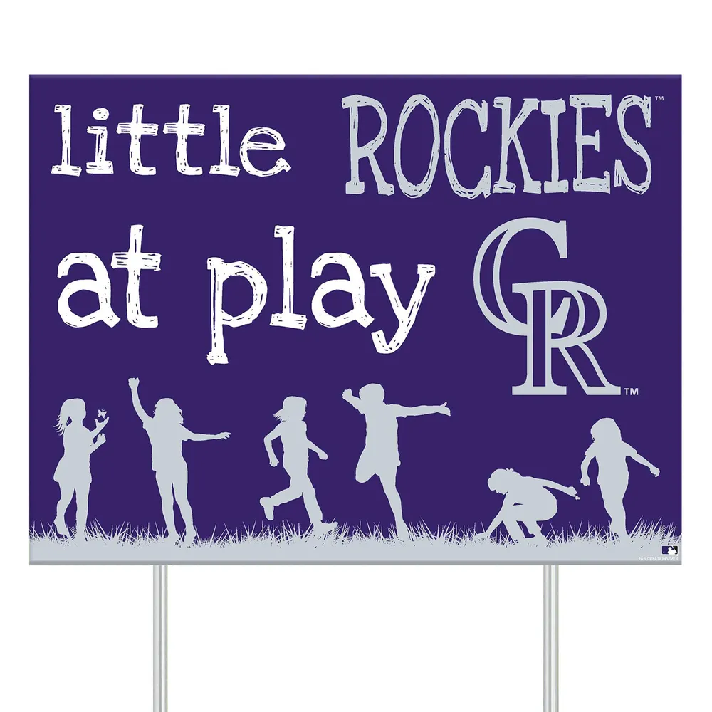 Lids Colorado Rockies 24 x 18 Little Fans At Play Yard Sign