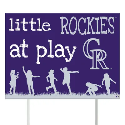 Colorado Rockies Fans Welcome Sign