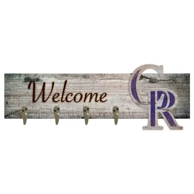 Colorado Rockies 24" x 6" Mounted Coat Hanger