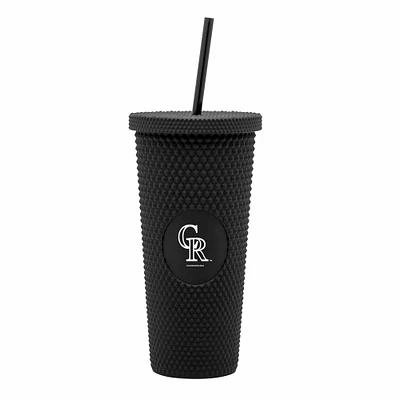 Colorado Rockies 24oz. Logo Studded Tumbler