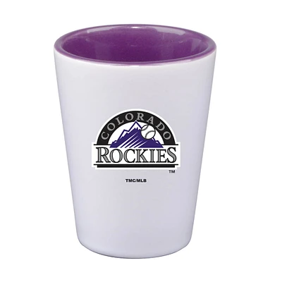 Rocheuses du Colorado 2 oz. Tasse en céramique de couleur intérieure