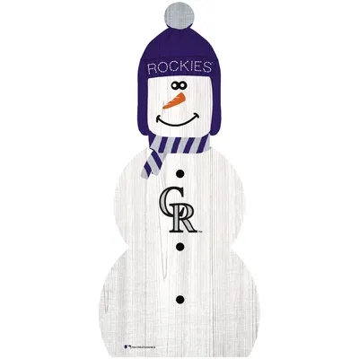 Colorado Rockies 31'' Snowman Leaner