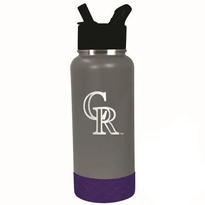 Colorado Rockies 32oz. Logo Thirst Hydration Water Bottle