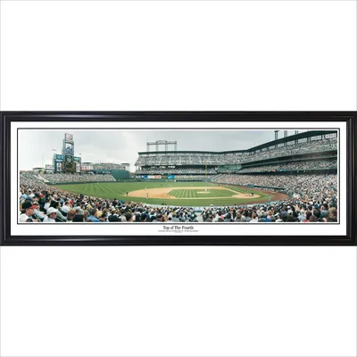 Colorado Rockies 39" x 13.5" Top of the Fourth Standard Black Framed Panoramic