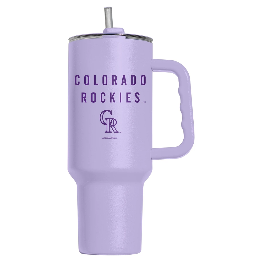 Colorado Rockies 40oz. Lavender Soft Touch Tumbler