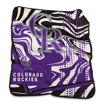 Colorado Rockies 50" x 60" Swirl Raschel Throw Blanket