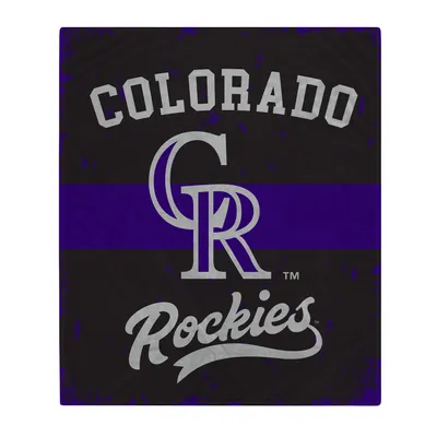 Colorado Rockies 60'' x 70'' Retro Stripe Flannel Fleece Blanket