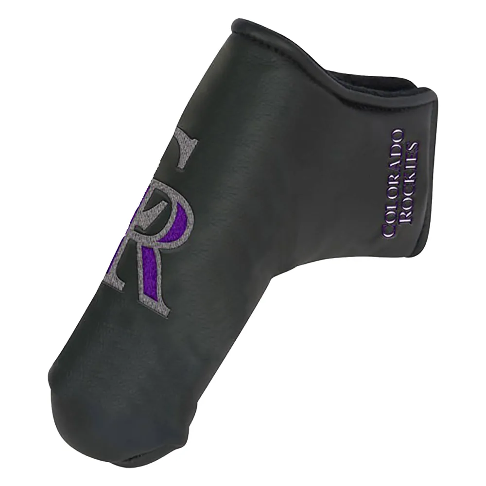 Colorado Rockies Black Putter Blade Cover