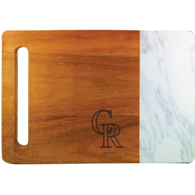 Colorado Rockies Cutting & Serving Board with Faux Marble