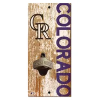 Colorado Rockies Distressed Bottle Opener