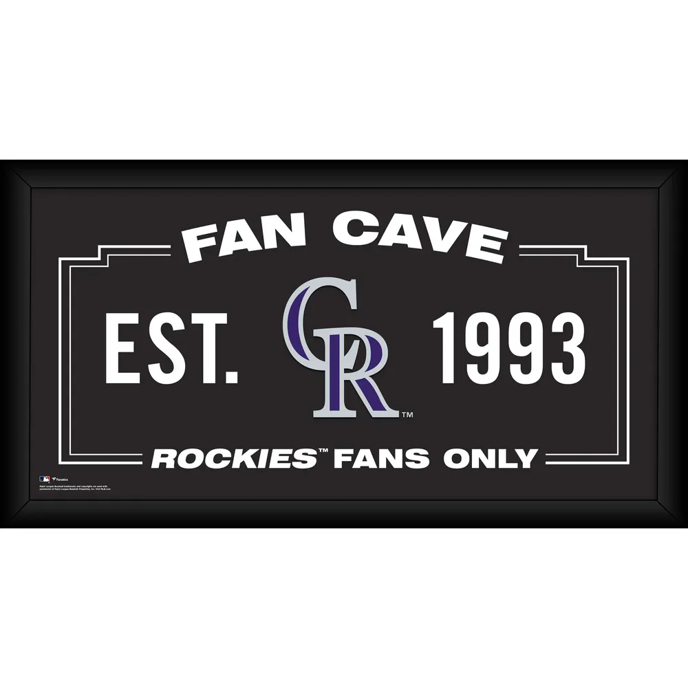 Lids Colorado Rockies Fanatics Authentic Framed 10 x 20 Fan Cave Collage