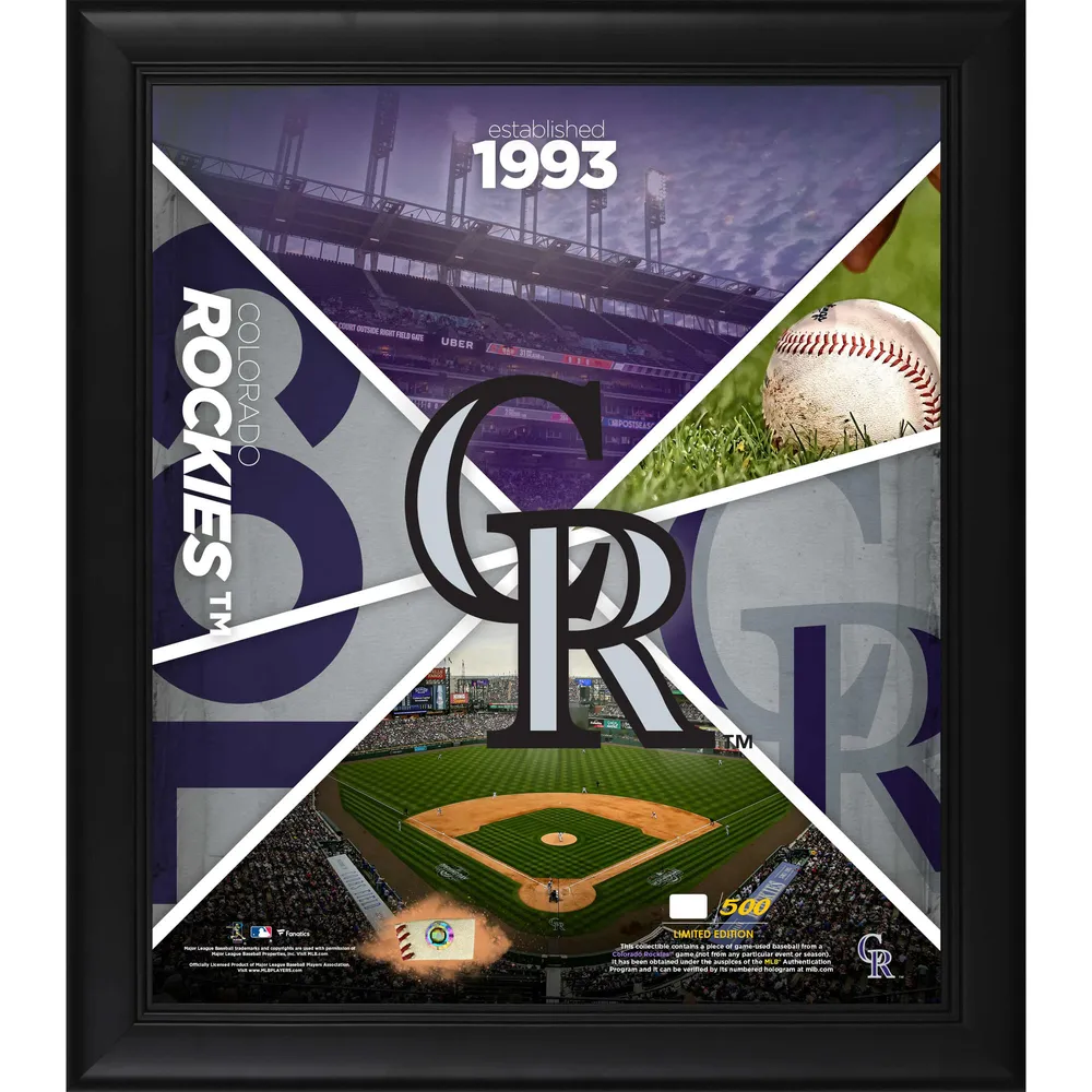 Charlie Blackmon Colorado Rockies IMPACT Jersey Frame