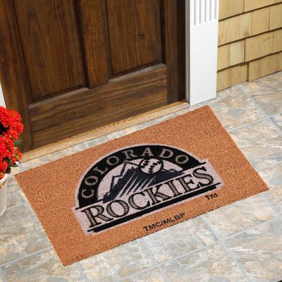 Colorado Rockies Logo 20'' x 30'' Coir Doormat