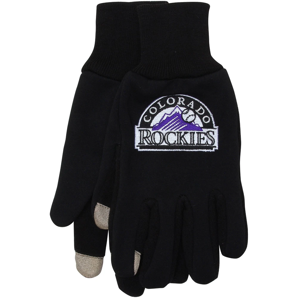 Colorado Rockies McArthur Team Logo Touch Gloves