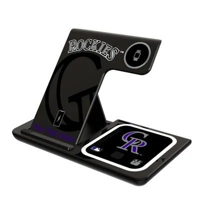 Colorado Rockies Personalized 3-in-1 Charging Station