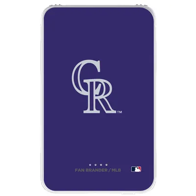 Colorado Rockies Solid Design 10,000 mAh Portable Power Pack