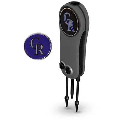 Colorado Rockies Switchblade Outil de réparation et deux marqueurs de balle