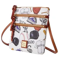 Dooney & Bourke Chicago Cubs Game Day Triple Zip Crossbody Purse