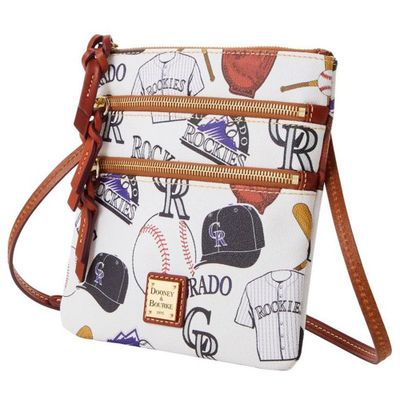 Dooney & Bourke Colorado Rockies Game Day Triple-Zip Crossbody Purse