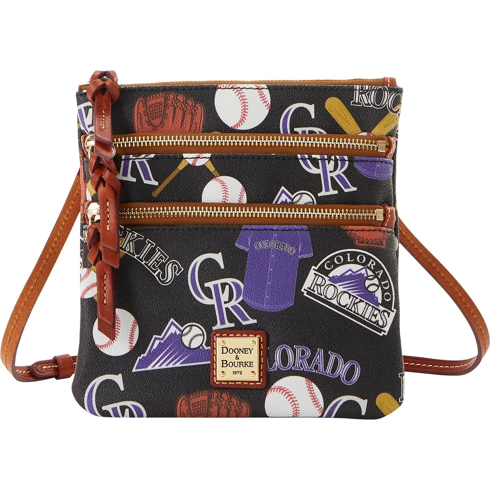 Dooney & Bourke Colorado Rockies Game Day Sac à bandoulière à triple fermeture éclair