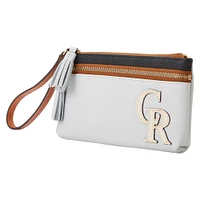 Dooney & Bourke Colorado Rockies Infield Double-Zip Wristlet