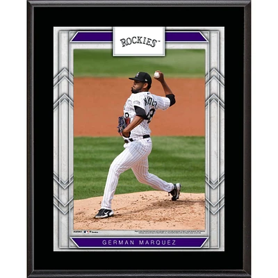 Plaque de nom de joueur sublimée German Marquez Colorado Rockies 10,5'' x 13''