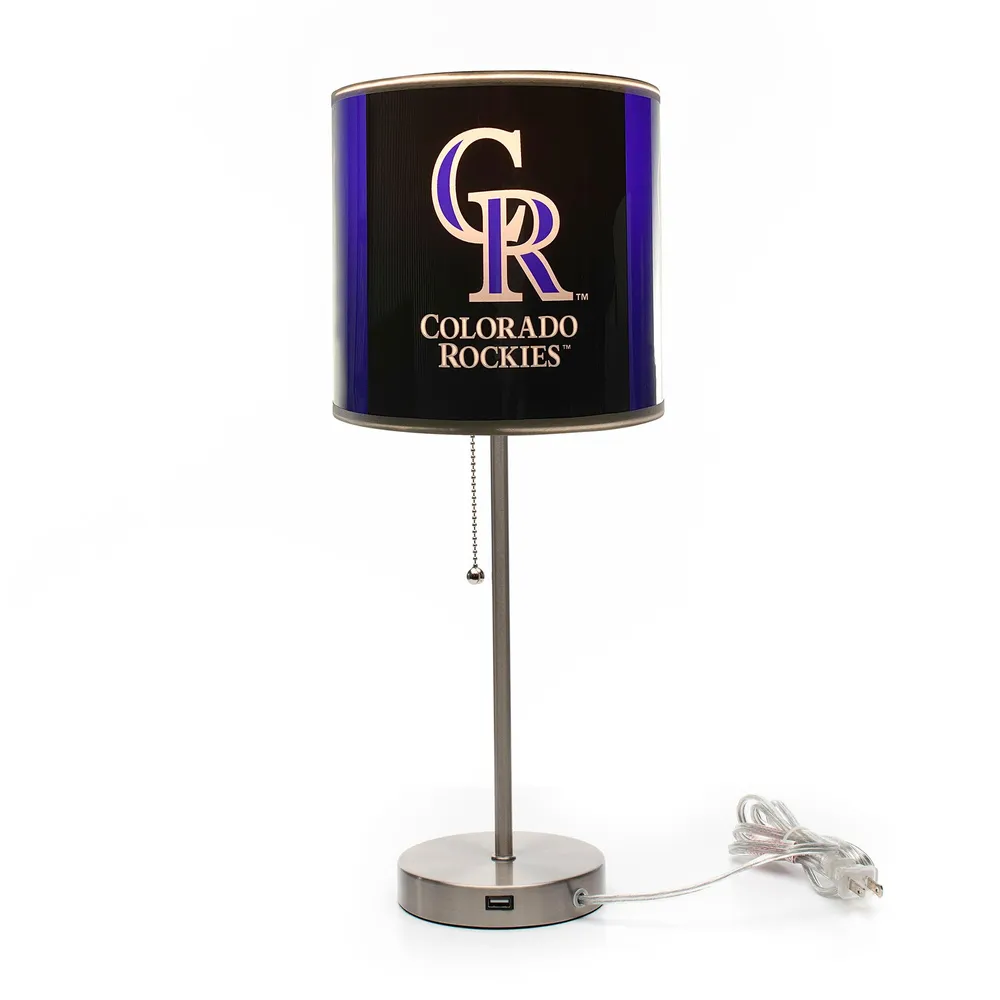 Colorado Rockies Imperial Chrome Desk Lamp