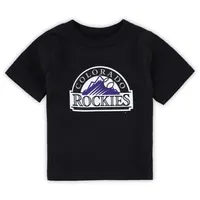 Colorado Rockies Iconic Primary Colour Logo Graphic T-Shirt - Mens