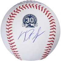 Logo autographié du 30e anniversaire des Rockies du Colorado par Kris Bryant