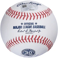 Logo autographié du 30e anniversaire des Rockies du Colorado par Kris Bryant