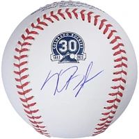 Logo autographié du 30e anniversaire des Rockies du Colorado par Kris Bryant