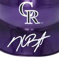 Casque de frappeur alternatif chromé autographié par Kris Bryant des Colorado Rockies - Exclusivité Fanatics
