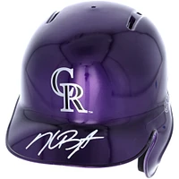 Casque de frappeur alternatif chromé autographié par Kris Bryant des Colorado Rockies - Exclusivité Fanatics