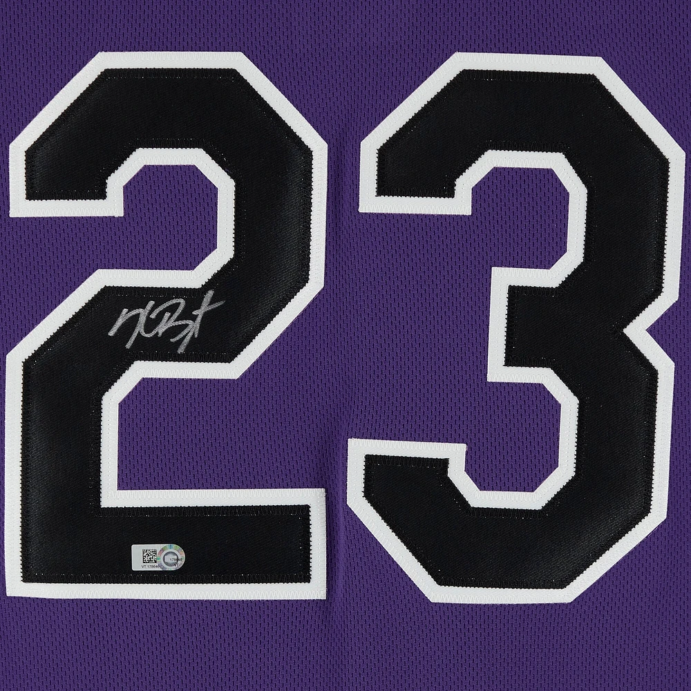 Maillot Nike authentique dédicacé par Kris Bryant des Colorado Rockies