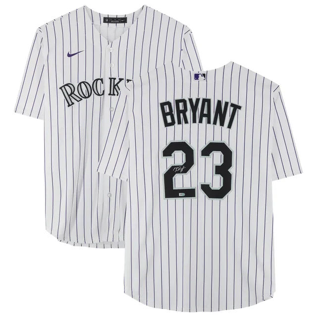 Kris Bryant Chicago Cubs Autographed White Nike Authentic Jersey