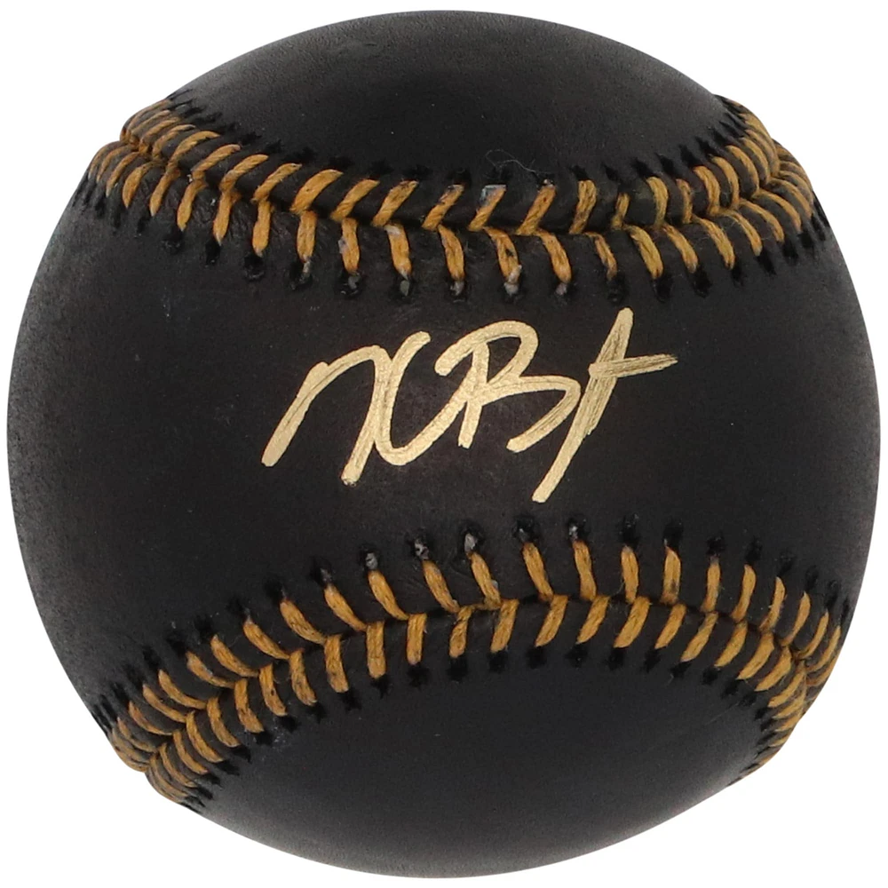 Casquette de baseball en cuir noir Rawlings autographiée par Kris Bryant des Colorado Rockies