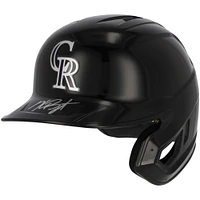 Casque de frappeur Rawlings Mach Pro autographié par Kris Bryant des Colorado Rockies