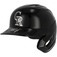 Casque de frappeur Rawlings Mach Pro autographié par Kris Bryant des Colorado Rockies