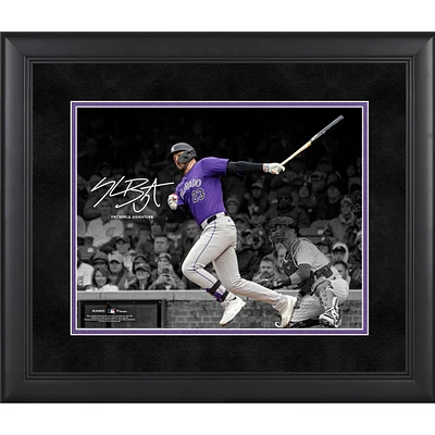 Photographie encadrée de Kris Bryant, Colorado Rockies, 11" x 14"