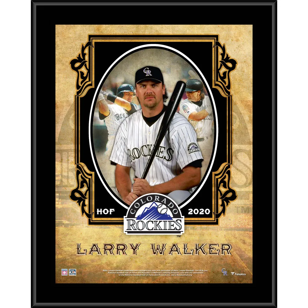 Men's Nike Larry Walker Colorado Rockies Hall of Fame Class of