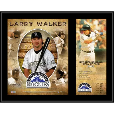 Larry Walker Colorado Rockies Framed 15 x 17 Hall of Fame Career Profile