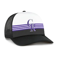 Men's '47 Black Colorado Rockies Lift Off Foam Front Mesh Trucker Adjustable Hat